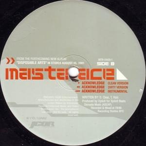 Acknowledge - Masta Ace