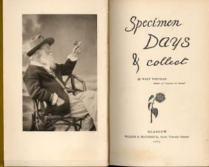 Days at J.B.’s—Turf Fires—Spring Songs - Walt Whitman