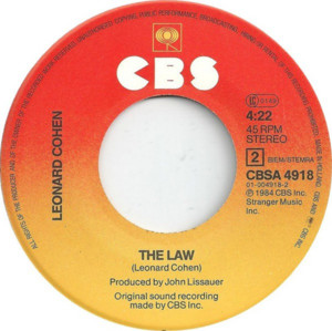 The Law - Leonard Cohen