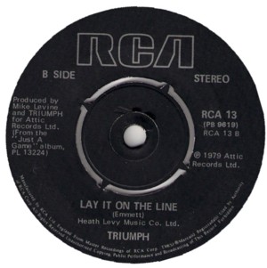 Lay It On The Line - Triumph