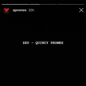 QUINCY PROMES - Zeu