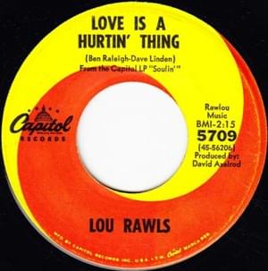 Love Is a Hurtin’ Thing [1966 Version] - Lou Rawls