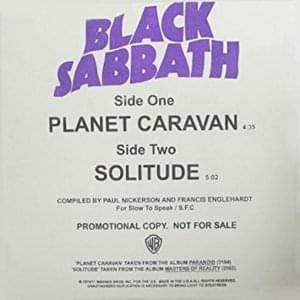 Planet Caravan - Black Sabbath