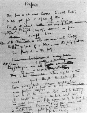 Preface - Wilfred Owen