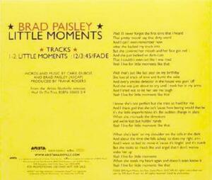 Little Moments - Brad Paisley