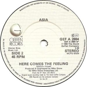 Here Comes The Feeling - Asia