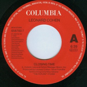 Closing Time - Leonard Cohen