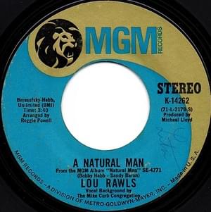 A Natural Man - Lou Rawls