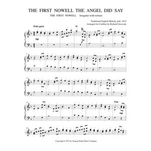 The First Nowell, the Angel Did Say - Traditional Transcriptions