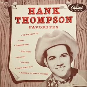 Tomorrow Night - Hank Thompson