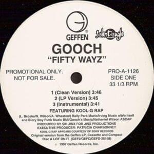 Fifty Wayz (LP Version) - Gooch (Ft. Kool G Rap)