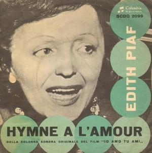 Hymne à l’amour - Édith Piaf