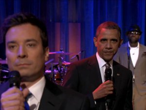 Slow Jam The News with President Obama - Jimmy Fallon (Ft. Barack Obama & The Roots)