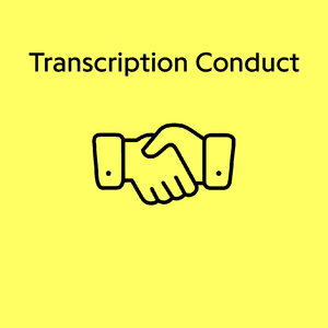 Transcription Conduct - Lyrxo Users