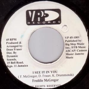 I See It in You - Freddie McGregor