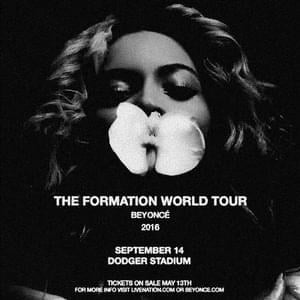 Formation World Tour Setlist (Miami) - Beyoncé