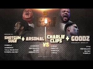 Charlie Clips & Goodz vs. Arsonal & Shotgun Suge - URLtv (Ft. Arsonal, Charlie Clips, Goodz (Battle Rapper) & Shotgun Suge)