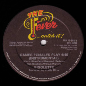 Games Females Play - Gigolette (Ft. Alyson Williams)