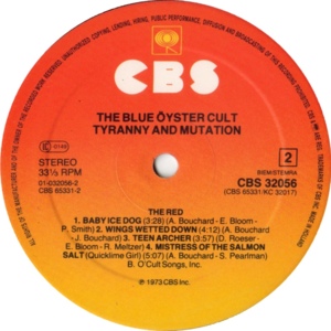 Baby Ice Dog - Blue Öyster Cult