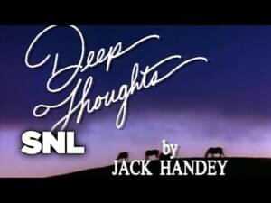 Deep Thoughts: Evening Sky - Saturday Night Live (Ft. Jack Handey)