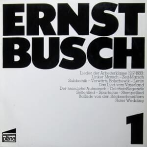 Seifenlied - Ernst Busch