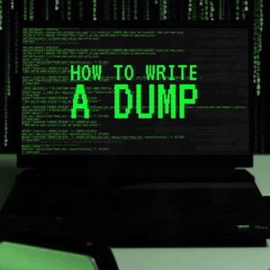 How To Write  A Dump - Punchmade Dev