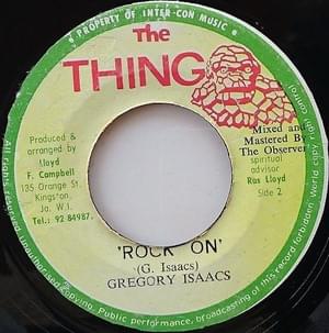 Rock On - Gregory Isaacs