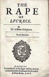 The Rape of Lucrece - William Shakespeare