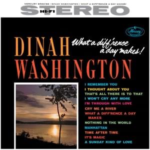 What a Difference a Day Makes - Dinah Washington