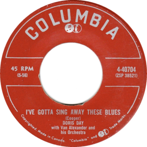 I’ve Gotta Sing Away These Blues - Doris Day (Ft. Van Alexander & His Orchestra)