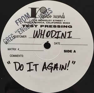 Do It Again - Whodini