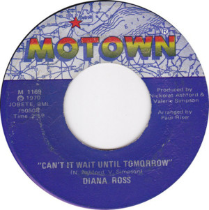 Can’t It Wait Until Tomorrow - Diana Ross