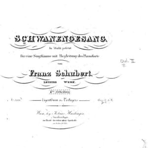 Abscheid - Franz Schubert