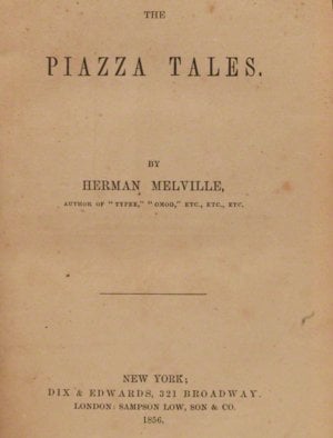 The Piazza Tales (Bartleby) - Herman Melville