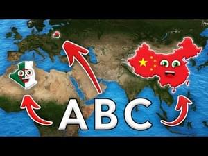 ABC Song Countries of the World - Kids Learning Tube