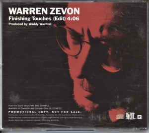 Finishing Touches - Warren Zevon