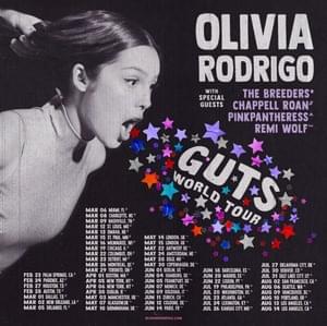 GUTS World Tour Dates - Olivia Rodrigo