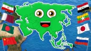 Countries of Asia - Names & Capitals | Countries of the World - Kids Learning Tube