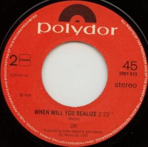 When Will You Realize - U.K.