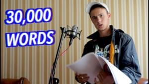 30,000 Word Rap Song (World Record) - Quadeca