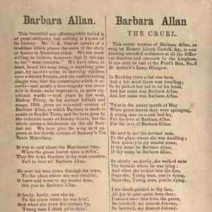 The Ballad of Barbara Allen - Unknown Artist