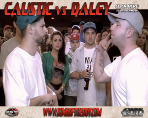 Caustic vs Daley - King of the Dot (Ft. Caustic (Battle Rapper) & Daley (Battle Rapper))