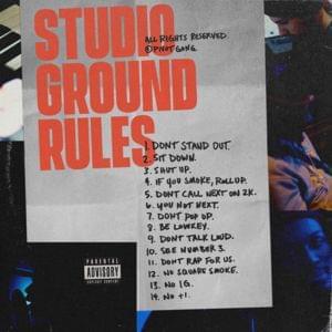 Studio Ground Rules - Pivot Gang