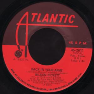 Back in Your Arms - Wilson Pickett