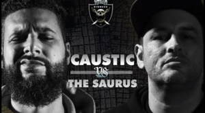 The Saurus vs. Caustic - King of the Dot (Ft. Caustic (Battle Rapper) & The Saurus)