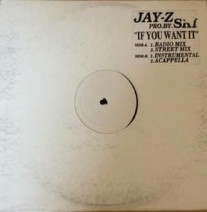 If You Want It - JAY-Z (Ft. Tone Hooker)