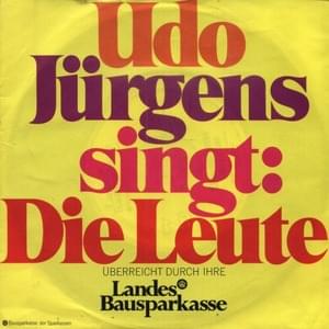 Die Leute - Udo Jürgens