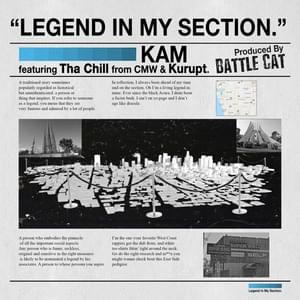 Legend In My Section - Kam & DJ Battlecat (Ft. Tha Chill & Kurupt)