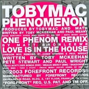 Love Is in the House (Oregon Mix) - TobyMac