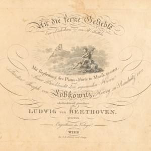 Es kehret der Maien, es blühet die Au - Ludwig van Beethoven